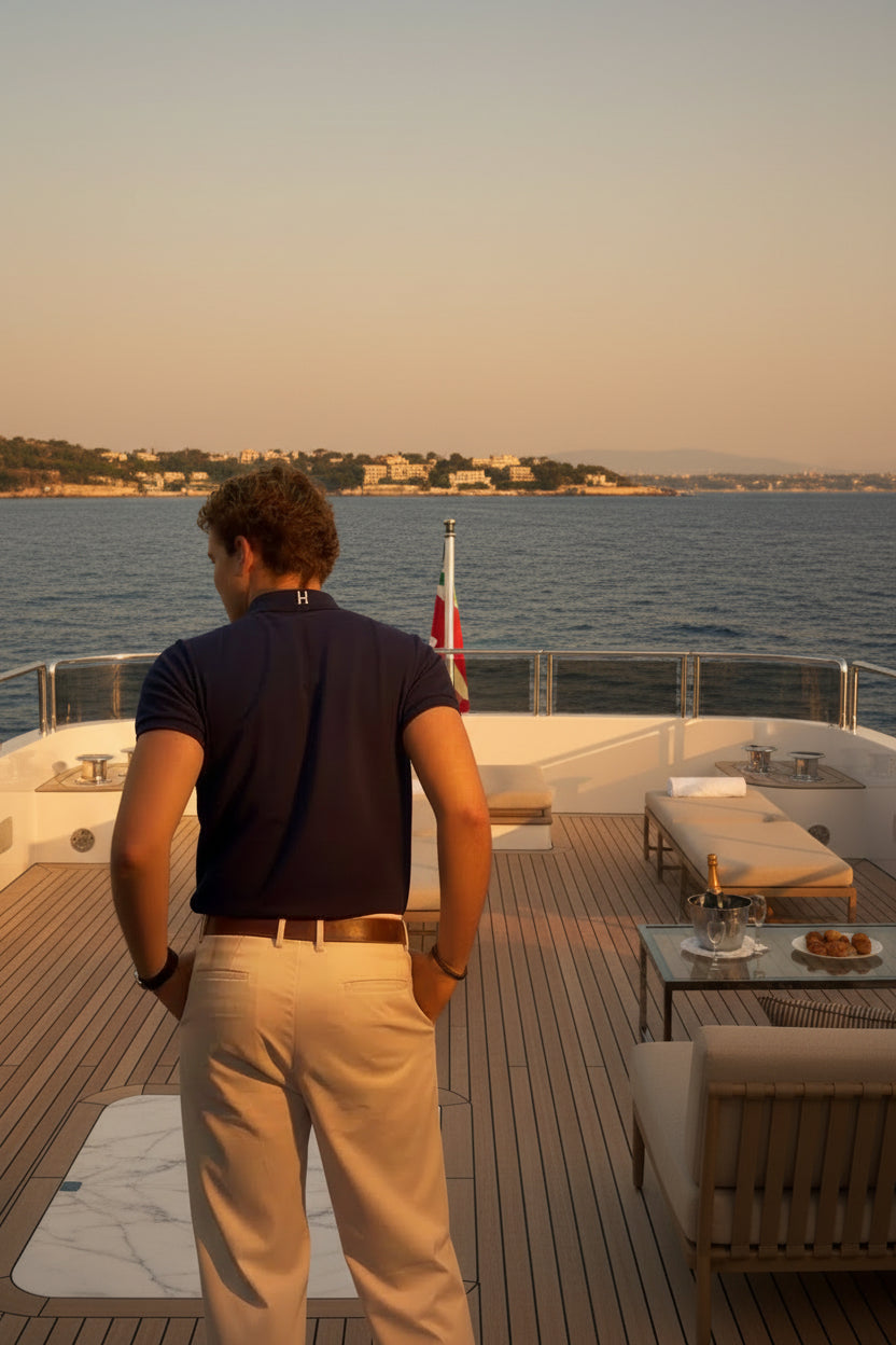 The Héritage polo navy edition