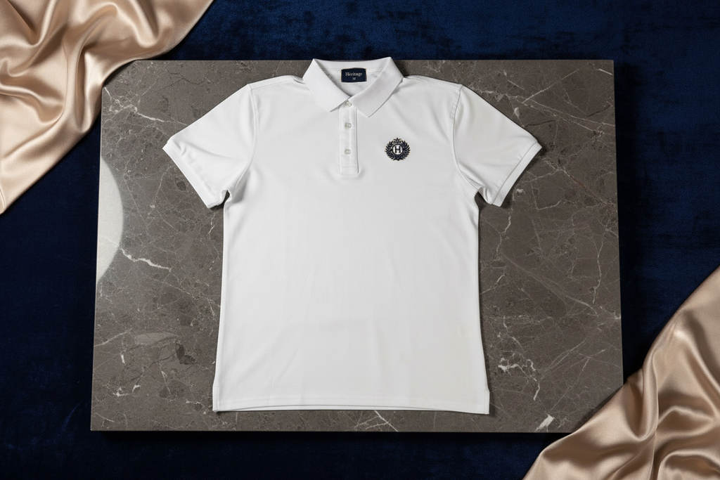 the Héritage polo white edition