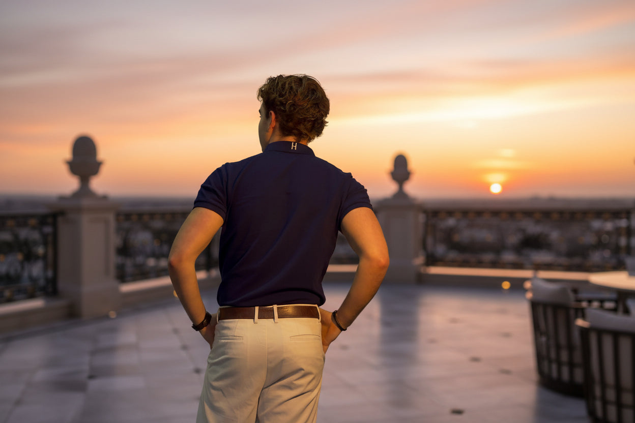 The Héritage polo navy edition